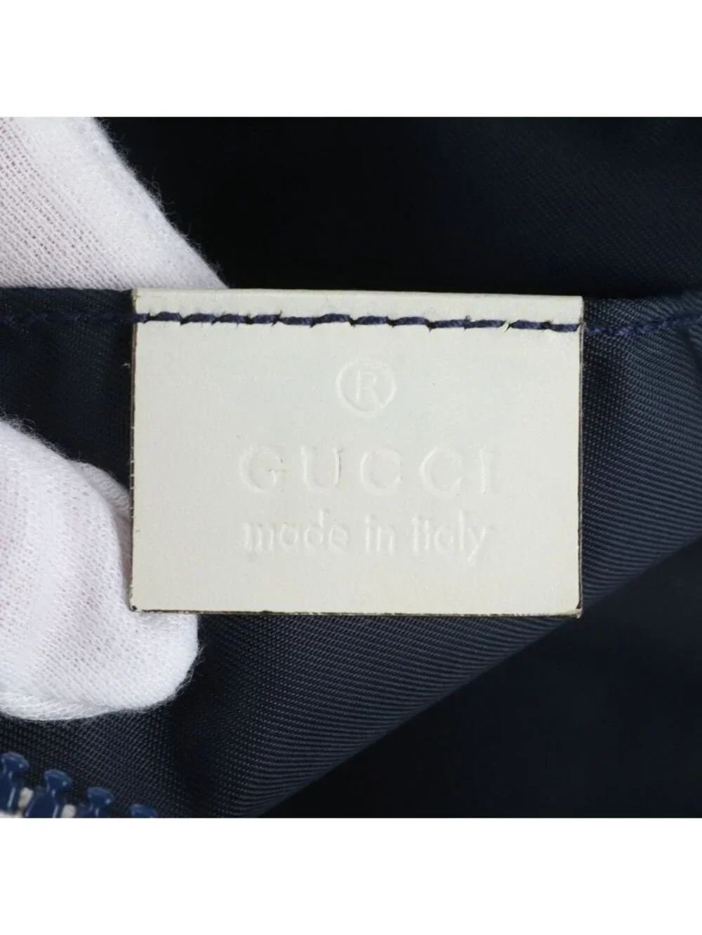 Gucci Leather 2-Way Belt Bag Crossbody Waist Pouch Shoulder Tote